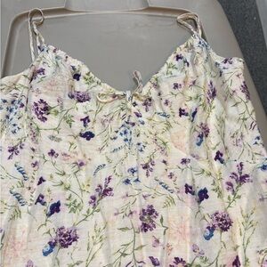 Elegant Express floral sundress. Lined. Size large. Worn once